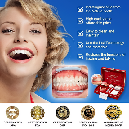 Ends Today: 58% OFF! ⏰58% OFF! EETTSY™ Medical Full Denture with Strong Suctiond Custom-Fit Full Functional Dentures🦷Obtain American Dental Association (ADA) Certification